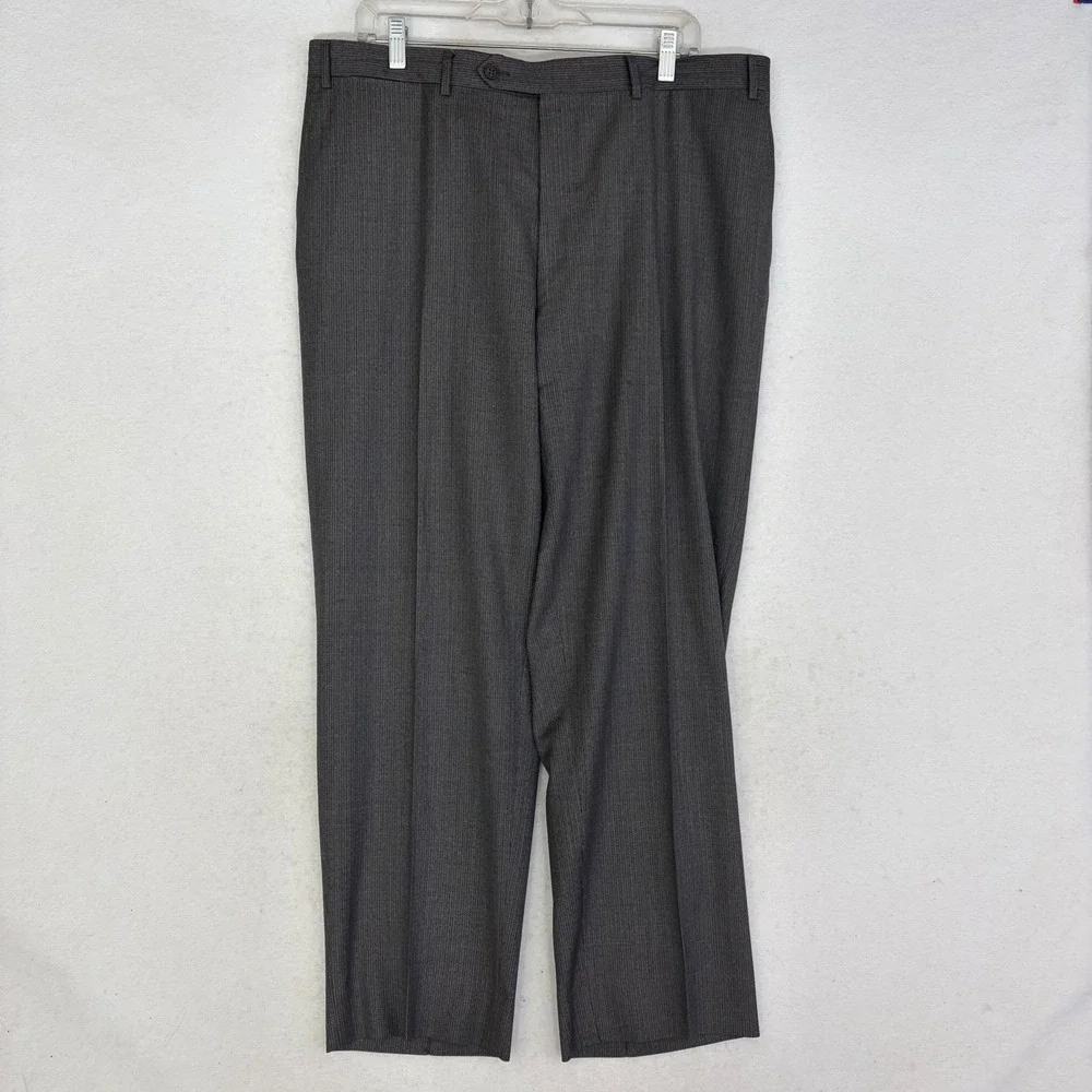 Canali Siena 2 Piece Suit Mens 46R Charcoal Grey Wool 2-Button Modern Made Italy